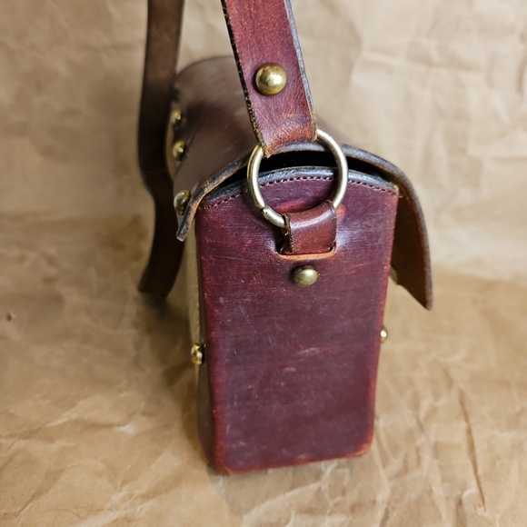 Etienne Aigner Handmade Vintage Turnlock Bag, Purse - Picture 13 of 16